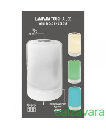 Lampada Led Touch Shine...